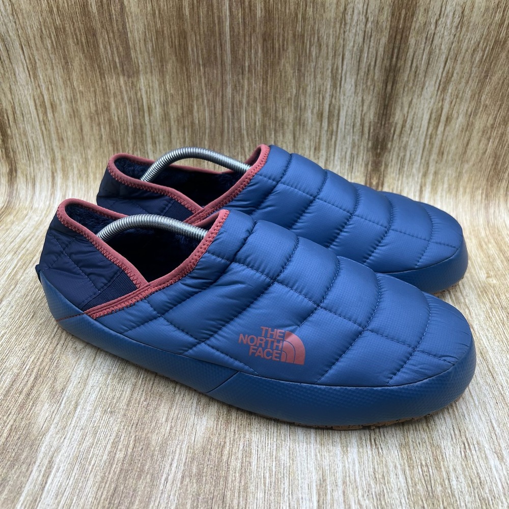 The North Face ThermoBall Traction Mule Men's Size 12 Blue Quilted NF0A3UZN